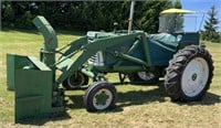 Oliver 770 Wide Front Gas Tractor w/Snow Blower