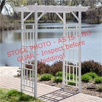 Dura-Trel Wellington Arbor, 72 by 85 Inch PVC