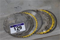 6 ASSORTED SAW BLADES