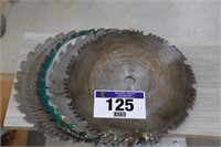 5 ASSORTED 14" SAW BLADES