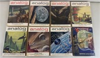 8pc 1960-63 Analog Science Fact & Sci-Fi Books