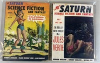 2pc 1957 Saturn Science Fiction & Fantasy Books
