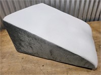 24"x23"x12" Bed Wedge Pillow Grey/White