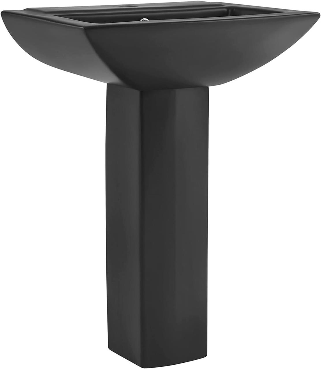 SwissMadison Sublime 24.5" Two-Piece Pedestal Sink