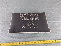 PD Love You A Bushel Pillow