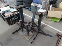 3 x Fabricated Pipe Stands.