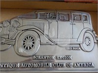 Scranton Antique motor club Wilton pewter