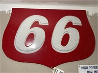 Bottom half of Phillips 66 sign face 45Wx30T