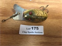 Old Mad Mouse Fishing Lure