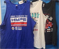 3 - ASSORTED COTTON TANK TOPS - M
