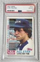 1982 Topps #554 Carlton Fisk PSA 4