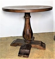 Wooden Round Occasional Table