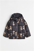 H&M- Padded Hooded Jacket- sz 2-3A