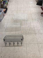 Plastic Shelves & Wall Basket