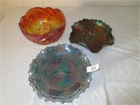 Vintage Imperial/ Carnival Glass Dishes