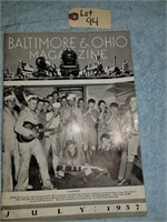 1937 Baltimore & Ohio Magazine