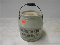 STONEWARE PRESERVES CROCK