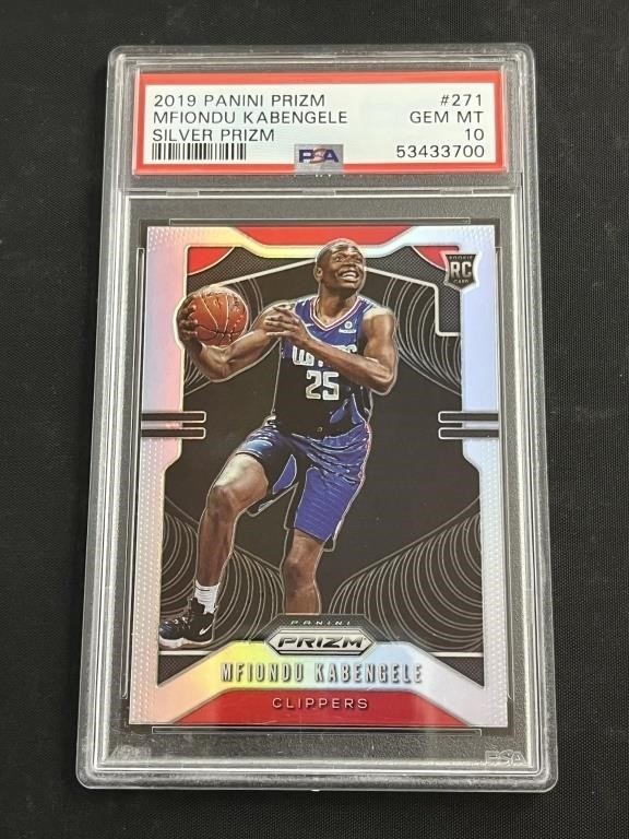 2019 Panini Prizm Mfiondu Kabengele PSA 10