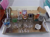 Box of shot glasses