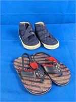 Sz 7 Old Navy High Top Sneakers & Tommy Hilfiger