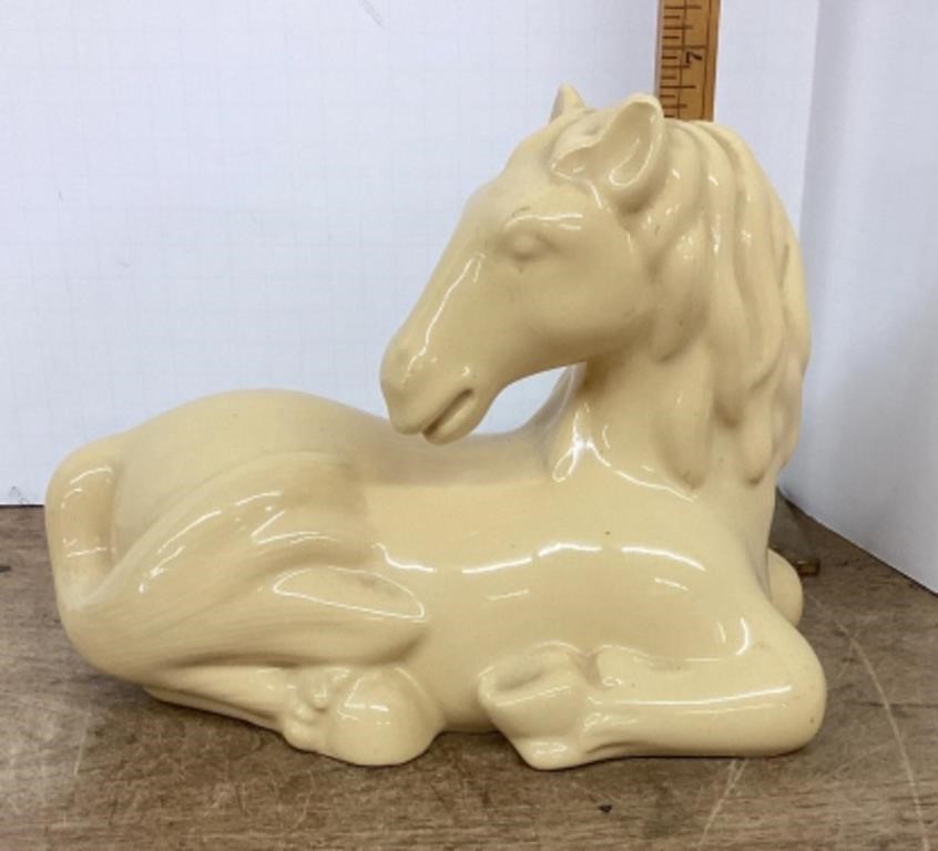 Ceramic horse figure