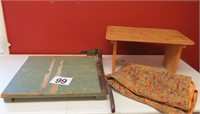 Paper Cutter, Stool & Card Table Cover