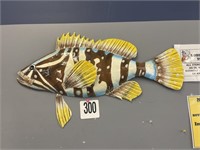 METAL FISH WALL ART 36"