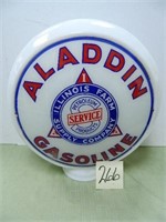 Aladdin Gasoline All Glass Frame & Insert Gas -