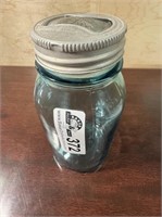 Blue ball jar with Presto lid