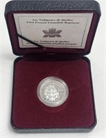 2000 Silver Proof 5 Cents Voltigeurs w/COA