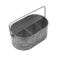 Towle Living Galvanized Caddy  Med