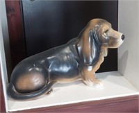 Vintage Ceramic Basset Hound 12"x8"