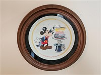 16" Framed Schmid "Happy Birthday Mickey"