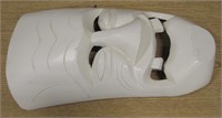 White Wood Mask 7.25" X 13.25"