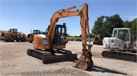 Case CX75SR Excavator,