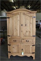 Pine Cabinet Approx 43"x22"x74"