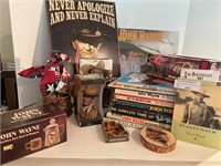 Large Lot of John Wayne Memerobilia