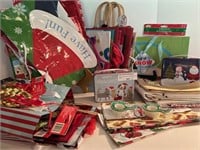Large Lot of Christmas Wrapping Supplies