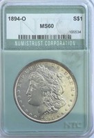 1894O Morgan Dollar MS NTC