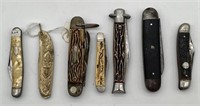(N) Vintage Pocket Knives 4”