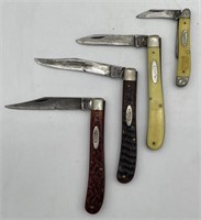 (N) Vintage Case Pocket Knives 7” -4”