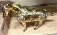 15" BRASS HORSE