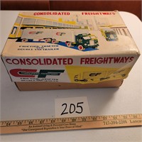 Consolidated Freightways Friction Tractor Trailer