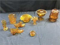 Fenton amber glass, Indiana amber glass