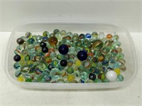 lot of vintage marbles