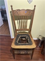 Vintage Straight Chair