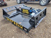 Brush cutter with 6' skid steer attachment; new