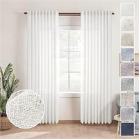 (N) MEETBILY Curtains Panels for Back Tab Semi She