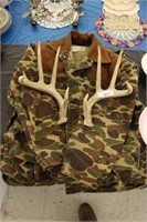 Deer Antlers & Carhartt Hunting Jacket (XL)