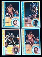 (4) 1978 Topps NBA Cards: Earl Monroe, +